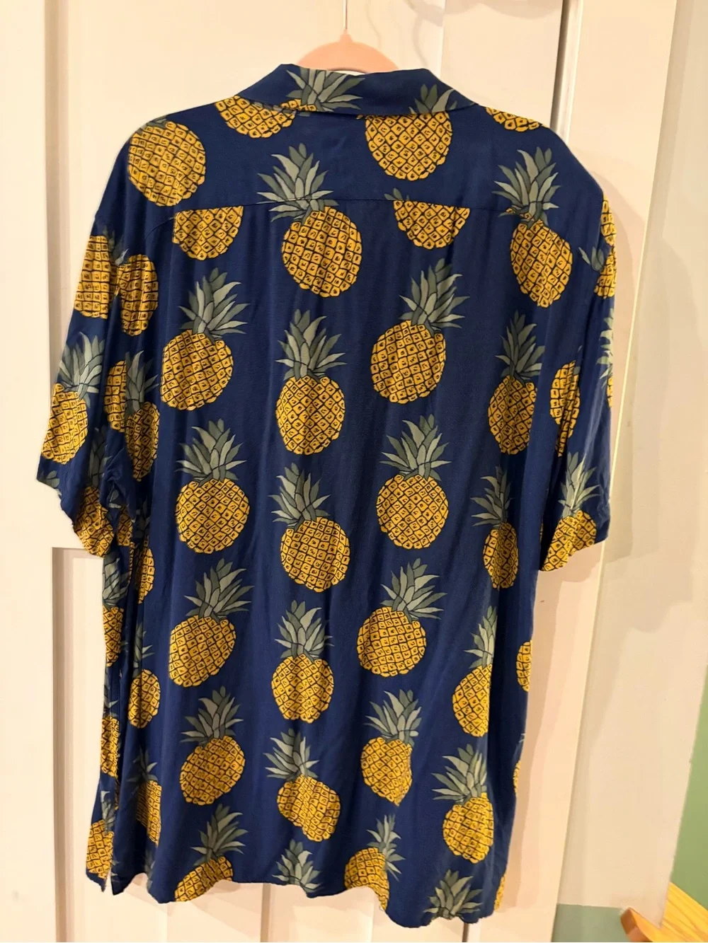 Banana Republic men’s summer pineapple shirt lightweight XXLT